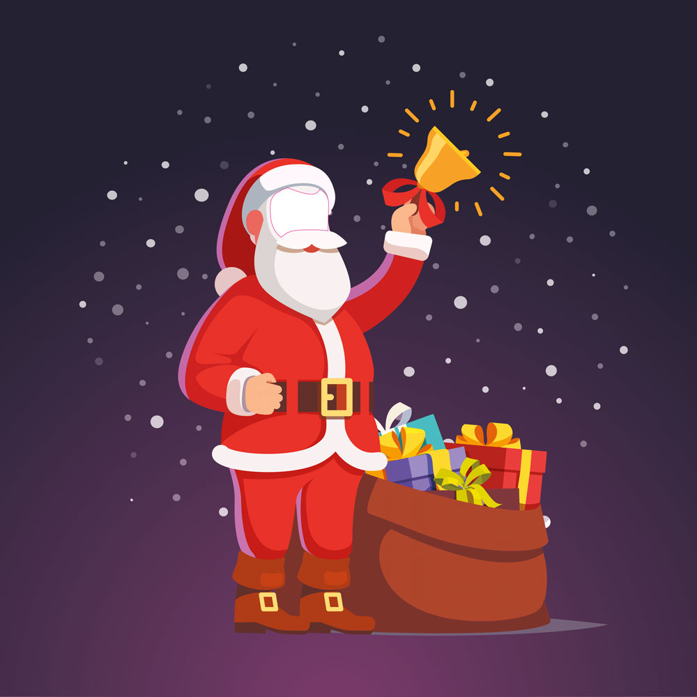 Тантамареска Дед Мороз с подарками 2 - print100.ru 