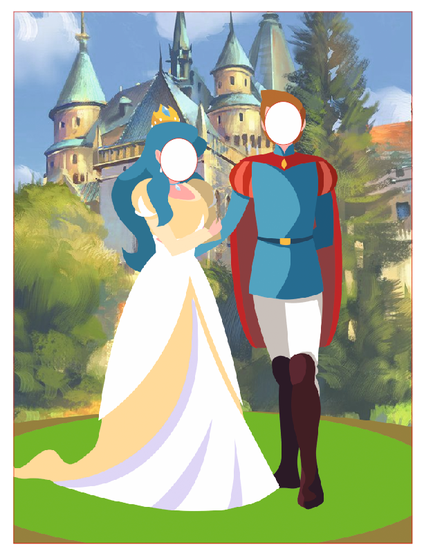 37 Тантамареска принц и принцесса - print100.ru