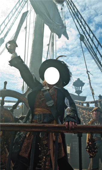 37 Тантамареска пират с саблей - print100.ru