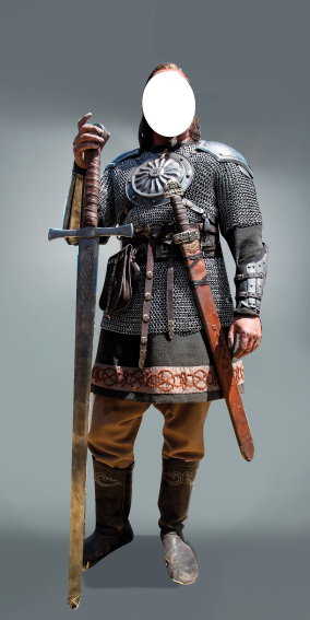 37 Тантамареска Викинг с мечом - print100.ru