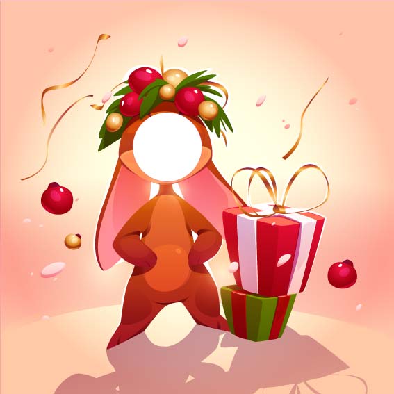 Тантамареска Дед Мороз с подарками 2 - print100.ru 