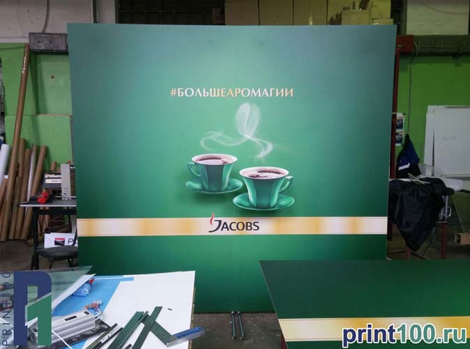 01 Пресс волл изготовление - print100.ru