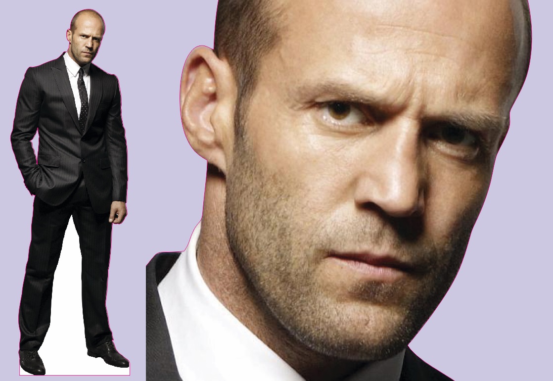  Шаблон ростовая фигура Джейсон Стетэм - print100.ru