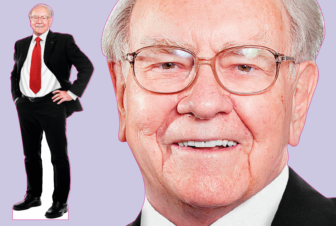 Шаблон ростовая фигура Уоррен Баффет - print100.ru