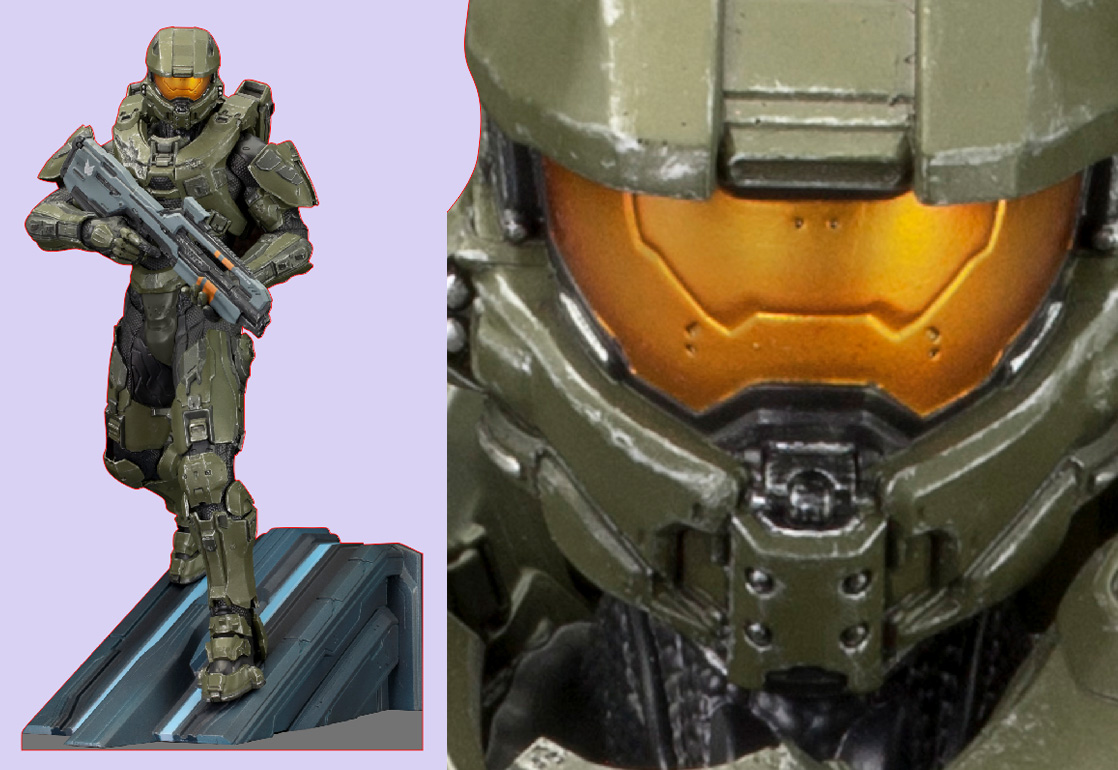 Шаблон ростовая фигура Мастер Чиф - print100.ru