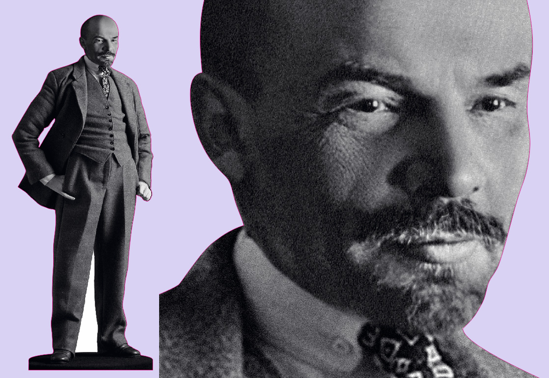 16M Шаблон ростовая фигура Владимир Ленин - print100.ru